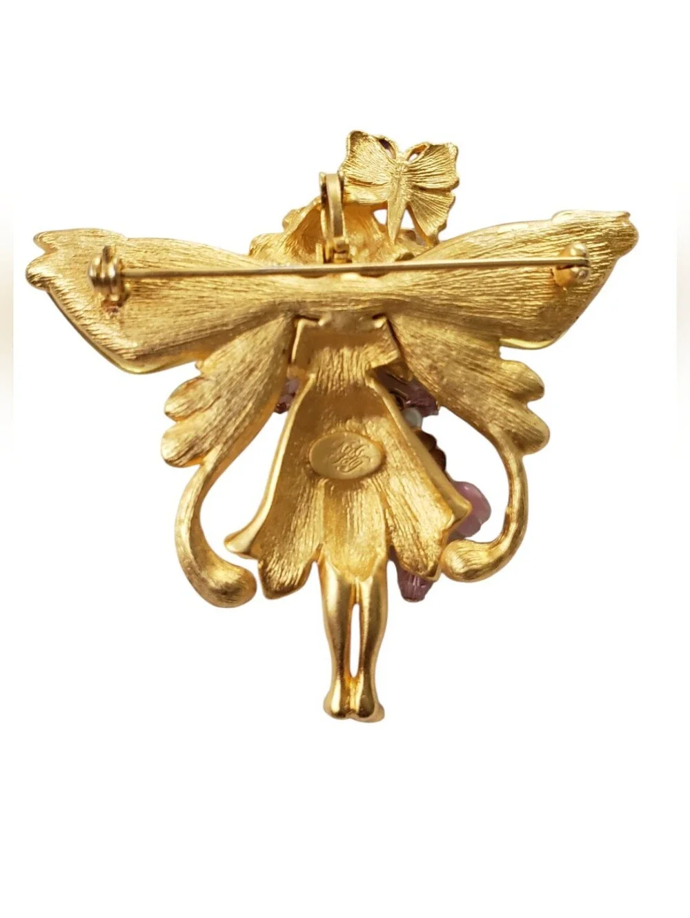 Vintage Kirks Folly Primrose the Butterfly Fairy Brooch Pendant Retired